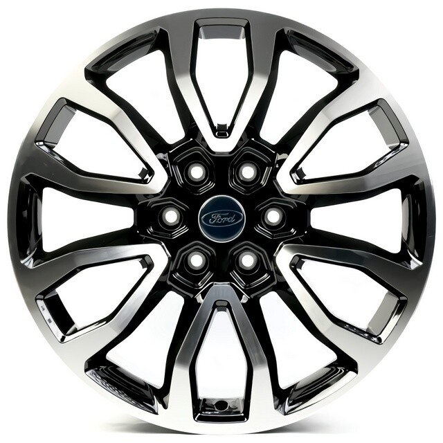 Литі диски Replica Ford (FD630) R20 W9 PCD6x135 ET30 DIA87.1 (black machined)-зображення-1