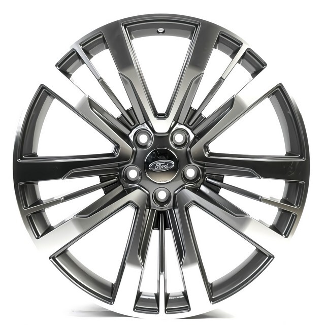 Литі диски Replica Ford (FD1221) R20 W8.5 PCD5x114.3 ET44 DIA63.4 (gloss graphite machined face)-зображення-1