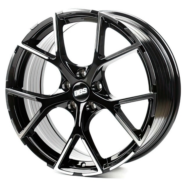 Литі диски Flow Forming FF599 R19 W8 PCD5x112 ET42 DIA57.1 (gloss black machined face)-зображення-1