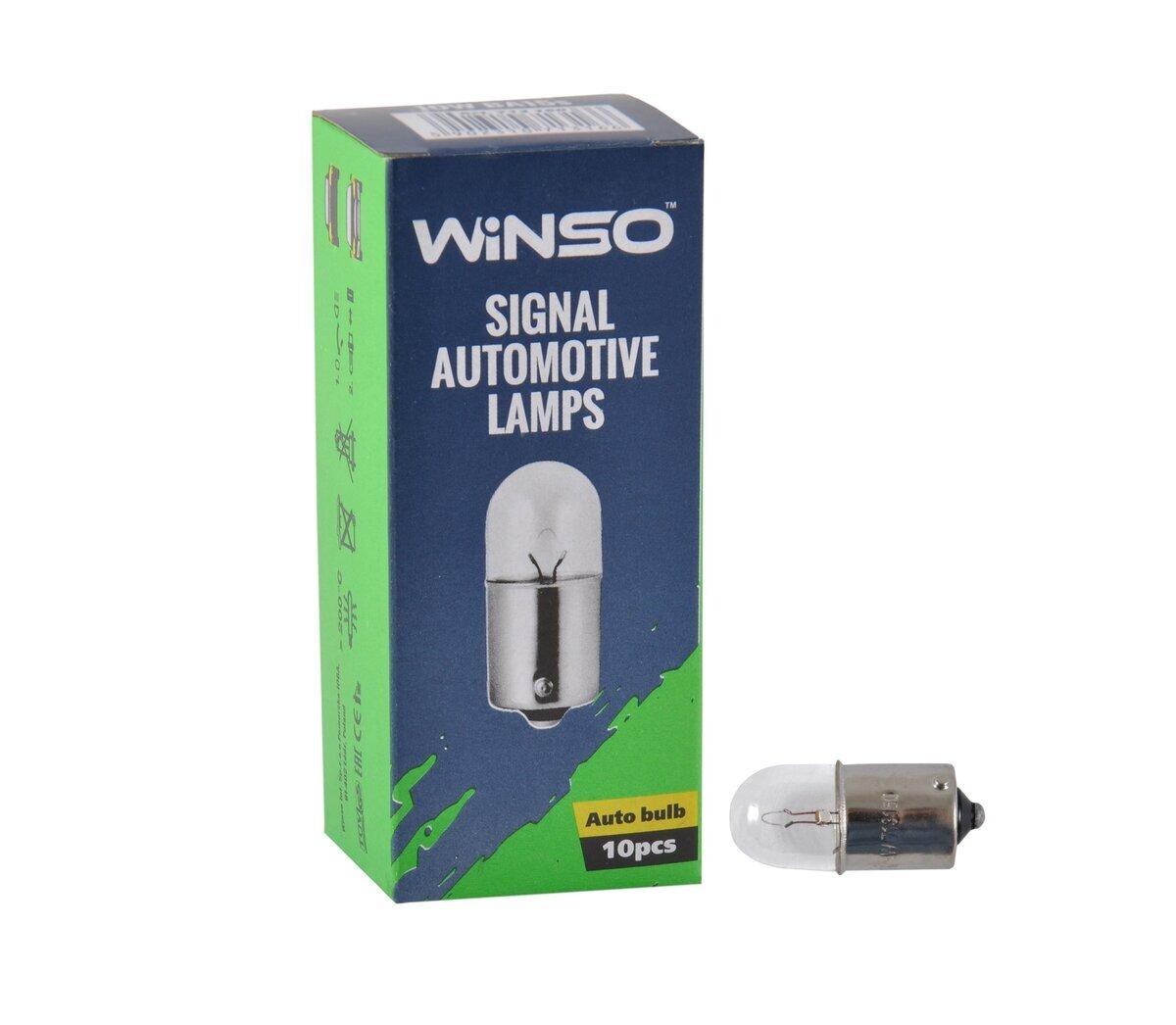 Лампа розжарювання Winso 12V R5W 5W BA15s, 10шт.-зображення-1