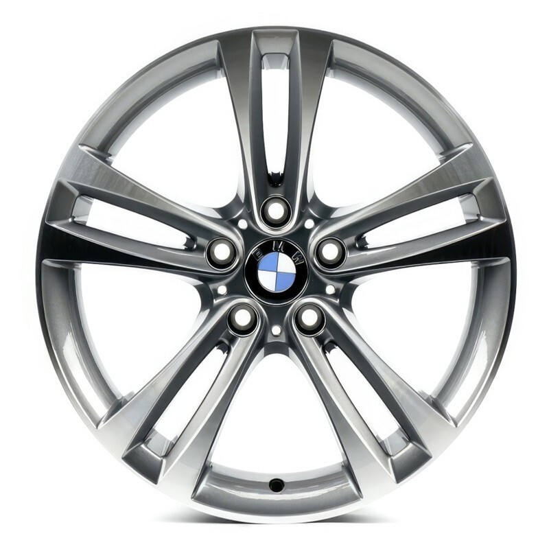 Литі диски Replica BMW (B5526) R18 W8 PCD5x120 ET30 DIA72.6 (gloss graphite machined face)-зображення-1