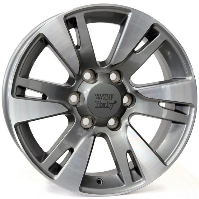 Литі диски WSP Italy Toyota (W1765) Venere R20 W9.5 PCD6x139.7 ET20 DIA106.1 (anthracite polished)-зображення-1