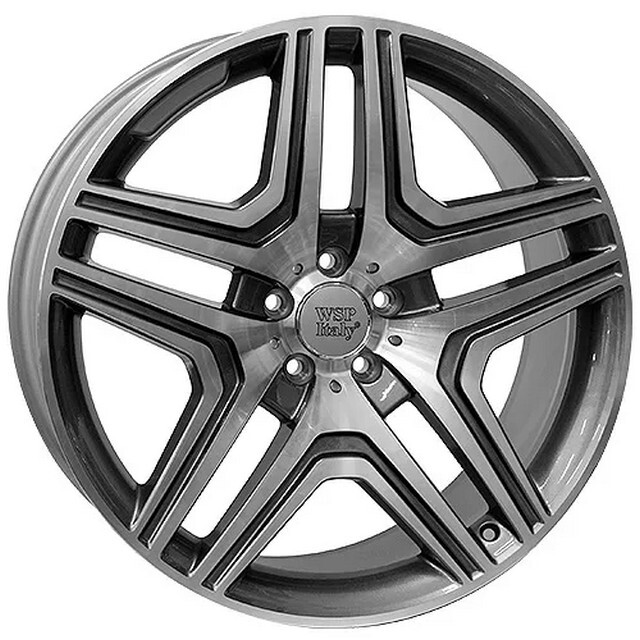 Литі диски WSP Italy Mercedes (W766) AMG Nero R20 W10 PCD5x112 ET46 DIA66.6 (anthracite polished)-зображення-1