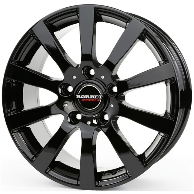 Литі диски Borbet C2C R18 W8 PCD5x108 ET40 DIA63.4 (gloss black)