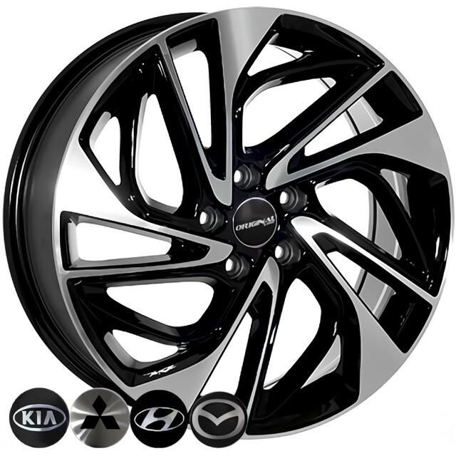 Литі диски Replica Hyundai (BK5518) R18 W7.5 PCD5x114.3 ET51 DIA67.1 (BP)