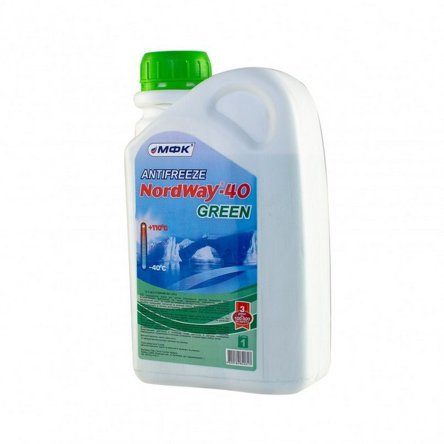 Антифриз NordWay -40°C Green, (1кг.)