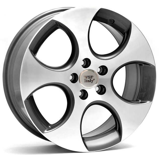 Литі диски WSP Italy Volkswagen (W444) Ciprus R18 W7.5 PCD5x112 ET47 DIA57.1 (silver polished)-зображення-1