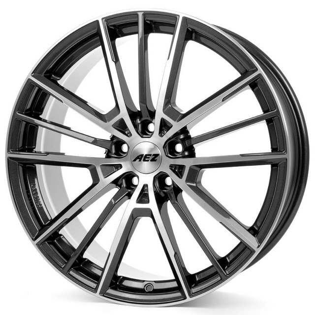 Литі диски Aez Kaiman R18 W8 PCD5x112 ET46 DIA70.1 (gun metal polished)-зображення-1