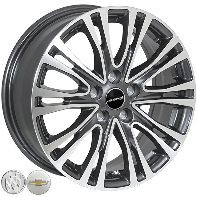 Литі диски Replica Buick (TL1358NW) R16 W6.5 PCD5x105 ET39 DIA56.6 (DarkGMF)