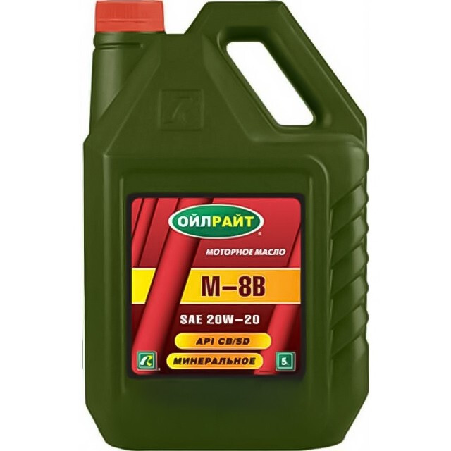 Моторне масло Oil Right М8В SD/CB 20W-20 (5л.)