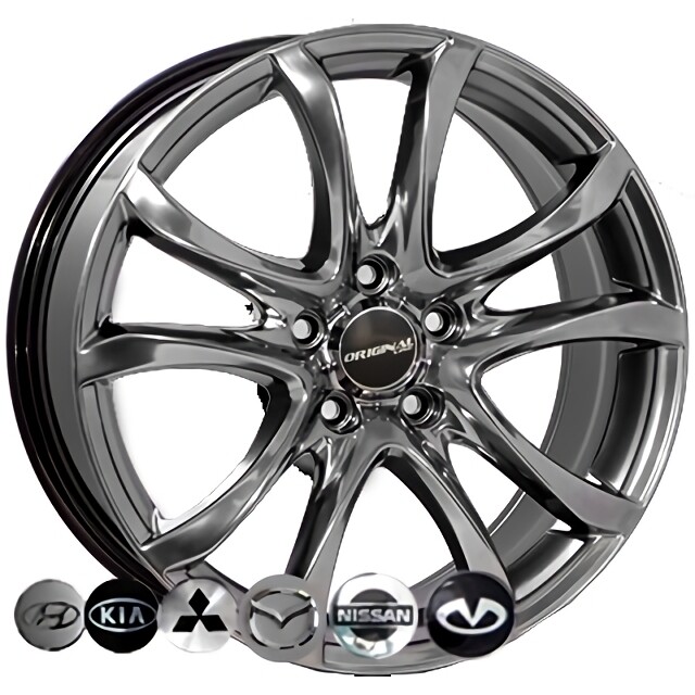 Литі диски Replica Hyundai (FR559) R18 W7.5 PCD5x114.3 ET50 DIA67.1 (HB)-зображення-1