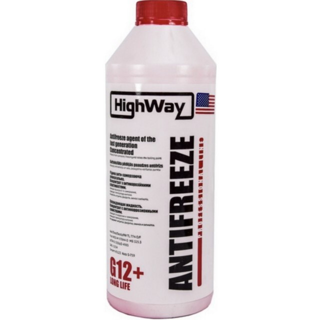 Антифриз HighWay -40 LONG LIFE (червоний) G12+, 1кг.